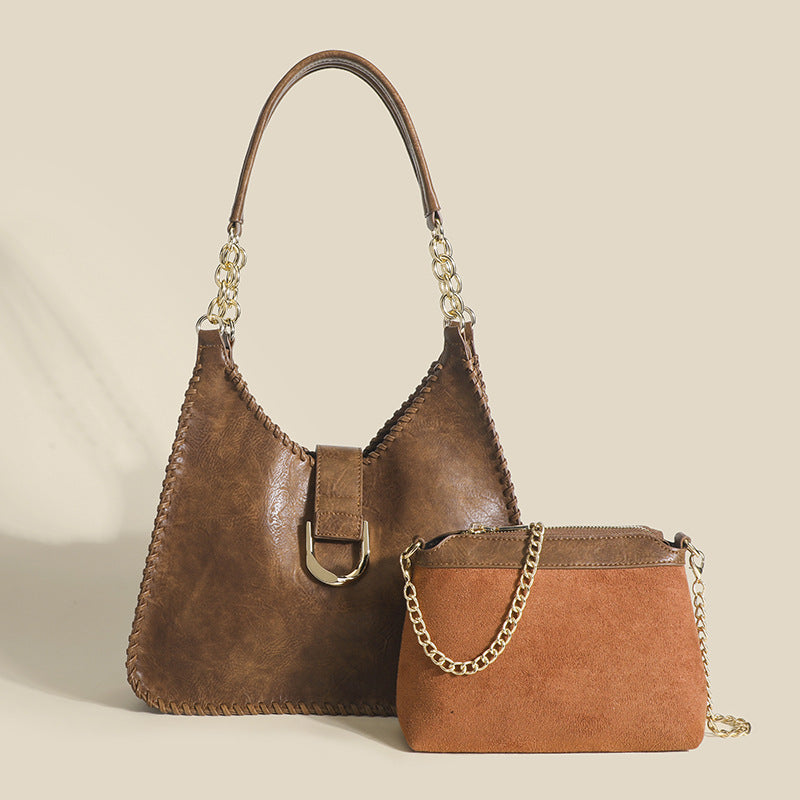 Vintage Woven Leather Bag