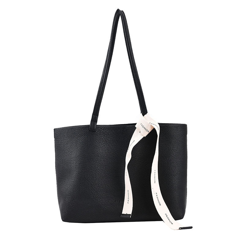 Simple Retro Leather Shoulder Bag
