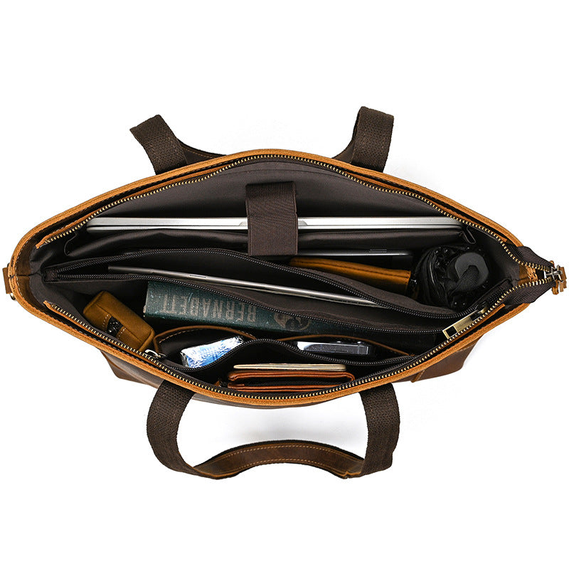 Large Leather Tote Bag