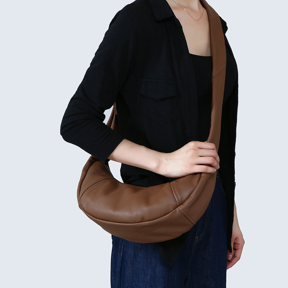 Large Capacity Leather Bag