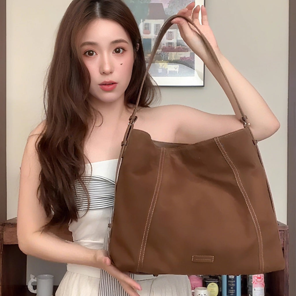 Suede Messenger Bag