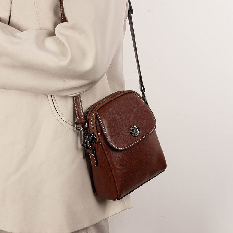 Leather Messenger Bag