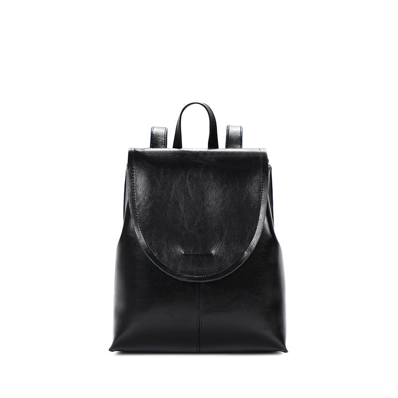 Retro Leather Backpack