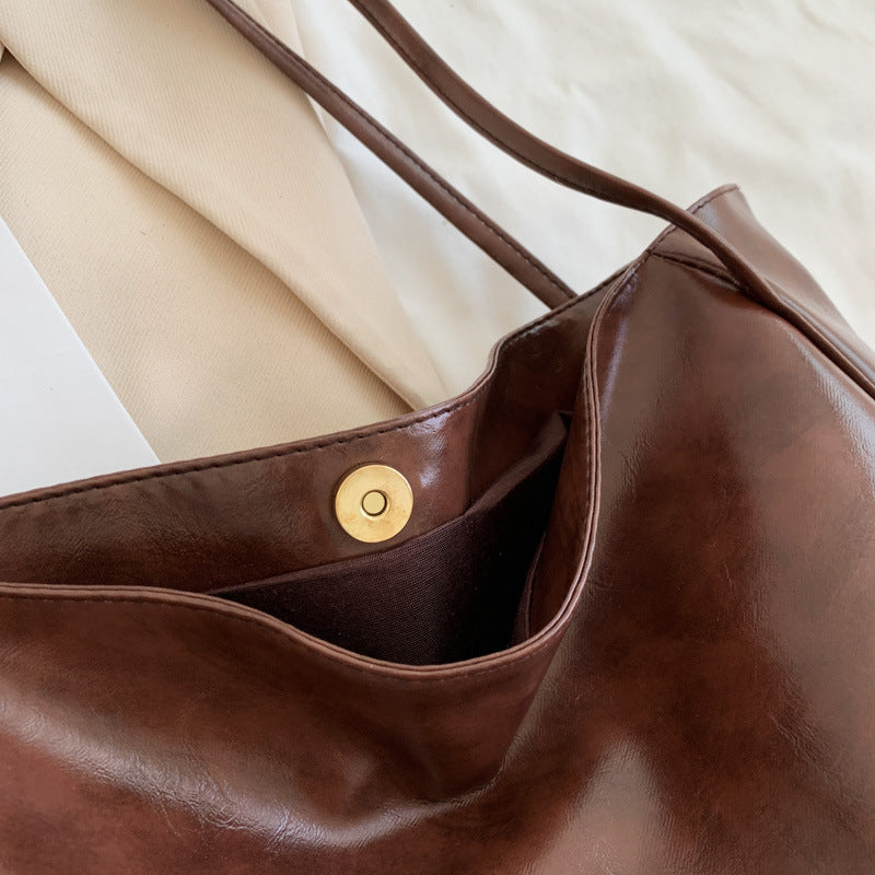 Retro Leather Shoulder Bag