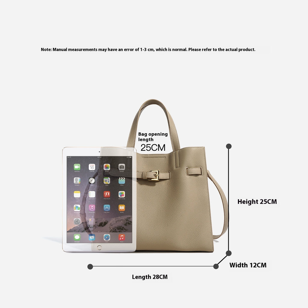 Executive Leather Crossbody Bag