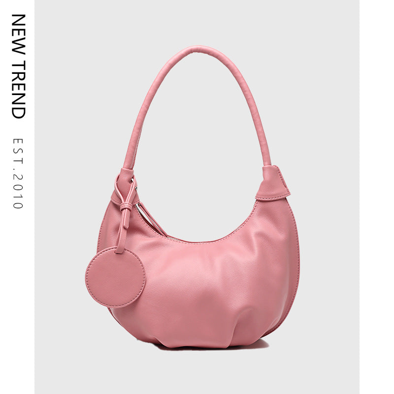 Leather Dumpling Bag