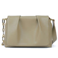 Pleated Leather Cloud Bag