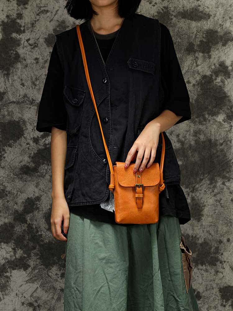 Mini Leather Crossbody Bag