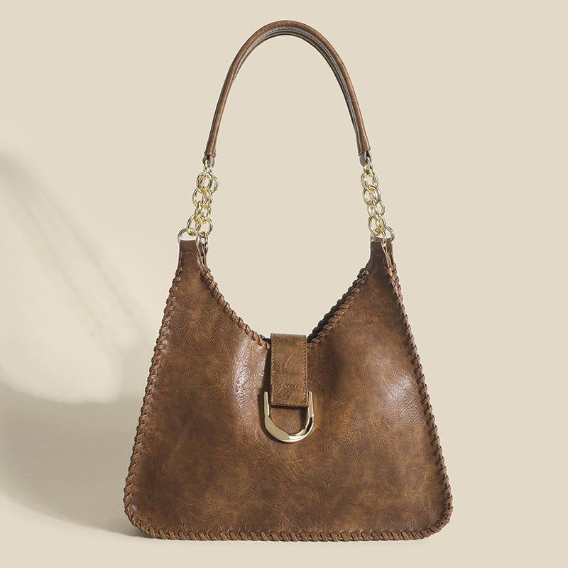 Vintage Woven Leather Bag
