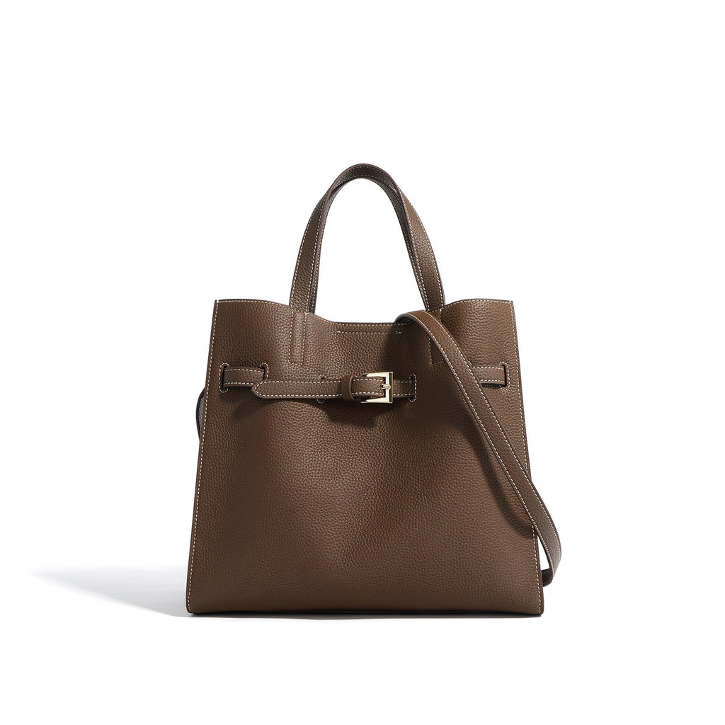 Executive Leather Crossbody Bag