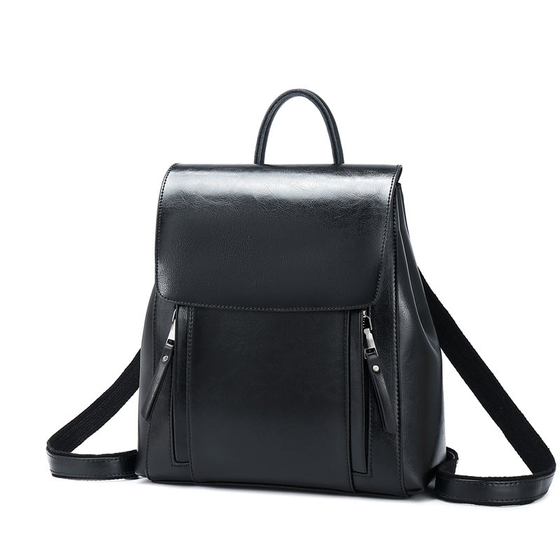 Oil Wax Leather Backpack