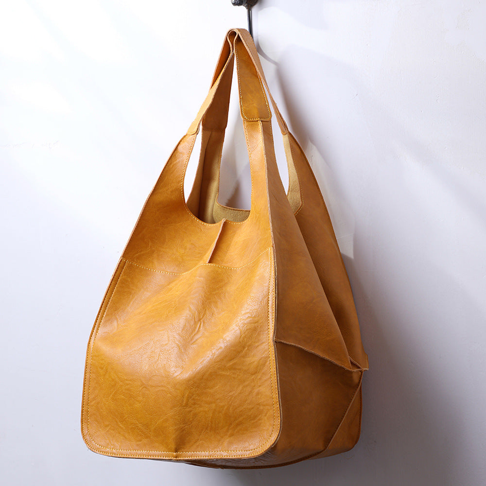 Simple Leather Tote Bag