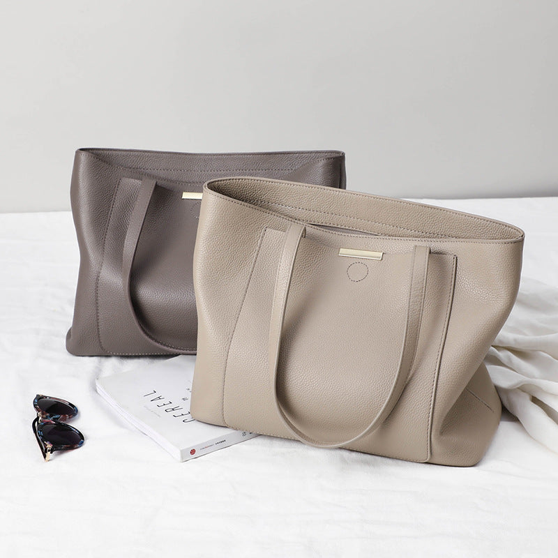 Large Capacity Leather Shoulder Bag
