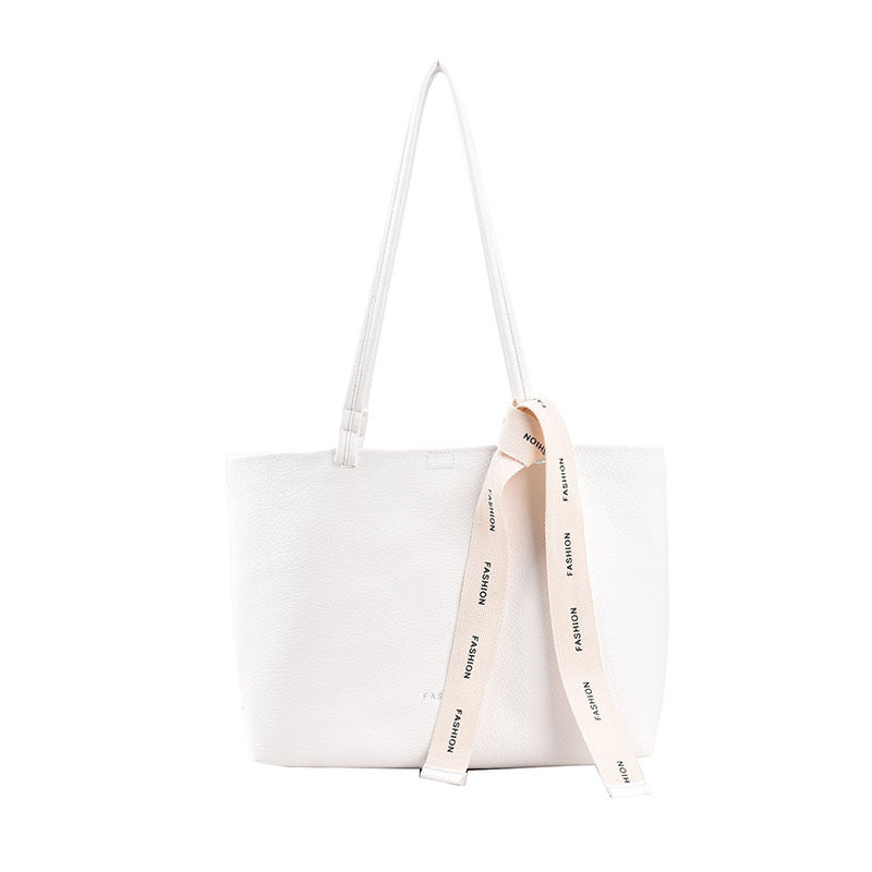 Simple Retro Leather Shoulder Bag