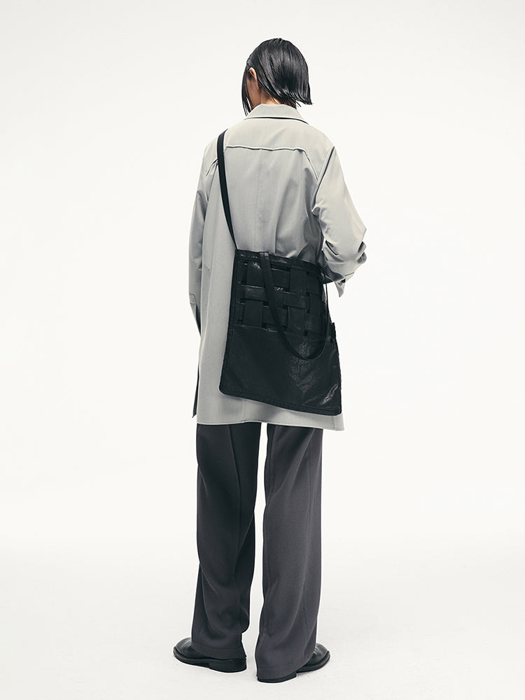 Woven Crossbody Shoulder Bag