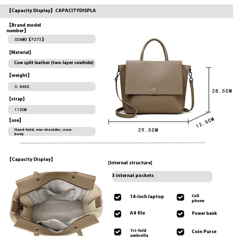 Leather Messenger Bag